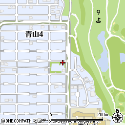 青山北公園トイレ周辺の地図