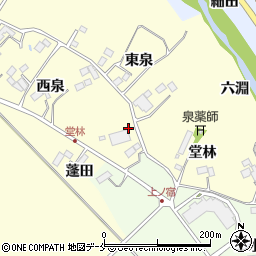 宮城県仙台市泉区福岡堂林周辺の地図