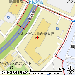 クリーニング・タカノ　ザ・ビッグ泉大沢店周辺の地図