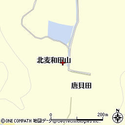 宮城県東松島市宮戸（北麦和田山）周辺の地図