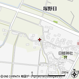 山形県天童市塚野目北-4434-2周辺の地図