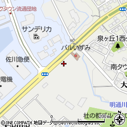 宮城県仙台市泉区七北田大沢鳥谷ケ沢8-6周辺の地図