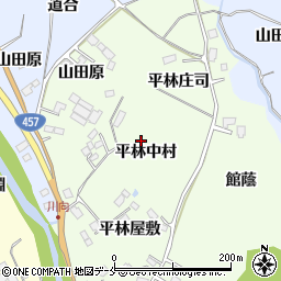 宮城県仙台市泉区根白石（平林中村）周辺の地図