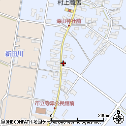 寺津郵便局周辺の地図