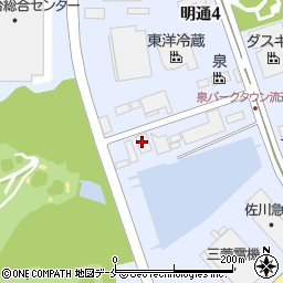 蔵王産業株式会社　仙台営業所周辺の地図