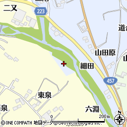 宮城県仙台市泉区朴沢川原周辺の地図