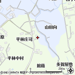 宮城県仙台市泉区根白石館蔭周辺の地図