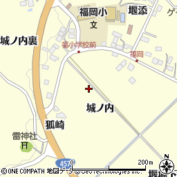 宮城県仙台市泉区福岡城ノ内周辺の地図