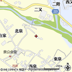 宮城県仙台市泉区福岡北泉30周辺の地図