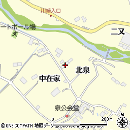 宮城県仙台市泉区福岡北泉20周辺の地図