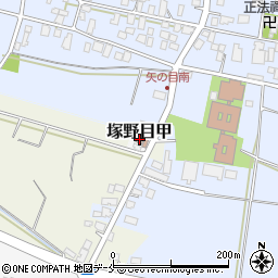 塚野目簡易郵便局周辺の地図