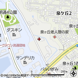 仙台　いずみの森保育園周辺の地図