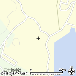 宮城県石巻市福貴浦土手周辺の地図