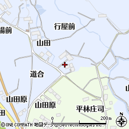 宮城県仙台市泉区朴沢山田周辺の地図