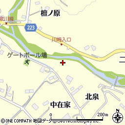 宮城県仙台市泉区福岡北泉周辺の地図