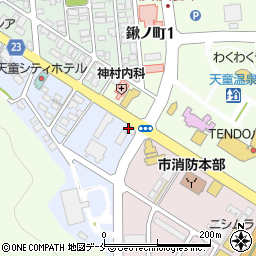天童ホンダ株式会社周辺の地図