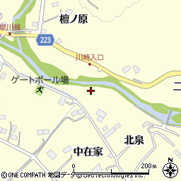 宮城県仙台市泉区福岡（北泉）周辺の地図
