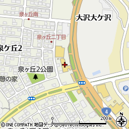 仙台トヨペット泉インター店周辺の地図