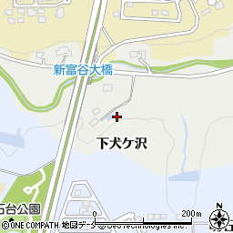 宮城県富谷市明石下犬ケ沢周辺の地図