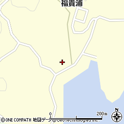 宮城県石巻市福貴浦福貴屋敷10周辺の地図