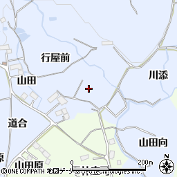宮城県仙台市泉区朴沢家下周辺の地図