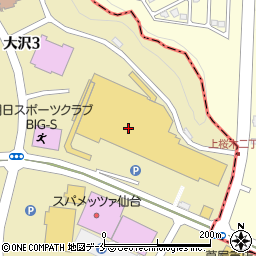 セリアホームセンタームサシ仙台泉店周辺の地図