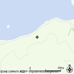 宮城県石巻市狐崎浜（鎌房山）周辺の地図