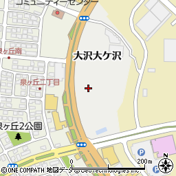 宮城県仙台市泉区七北田大沢大ケ沢周辺の地図