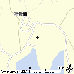 宮城県石巻市福貴浦（小田浜）周辺の地図