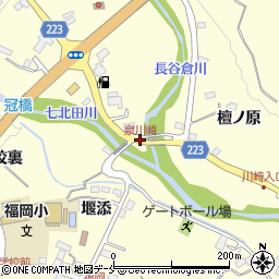 泉川崎周辺の地図