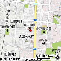 真田眼科医院周辺の地図