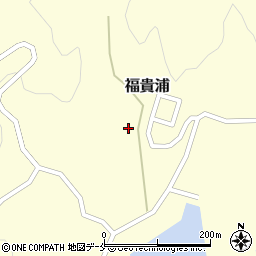 宮城県石巻市福貴浦大入周辺の地図