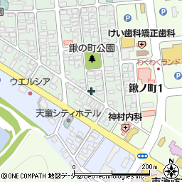 山形県天童市鎌田本町2丁目9-20周辺の地図