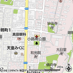 天童市立　舞鶴保育園周辺の地図
