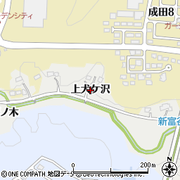 宮城県富谷市明石（上犬ケ沢）周辺の地図