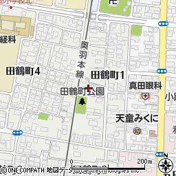 田鶴町公民館周辺の地図