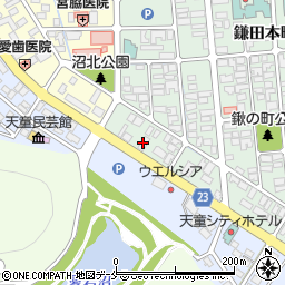 レオパレスメディオ鎌田周辺の地図