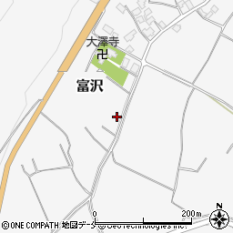 山形県西村山郡大江町富沢166-2周辺の地図