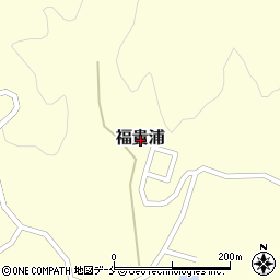 宮城県石巻市福貴浦周辺の地図