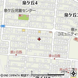 宮城県仙台市泉区泉ケ丘周辺の地図