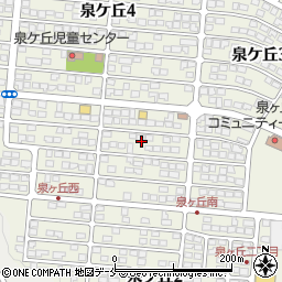 宮城県仙台市泉区泉ケ丘周辺の地図