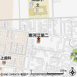 寒河江第二周辺の地図