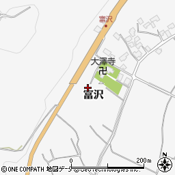 山形県西村山郡大江町富沢135周辺の地図