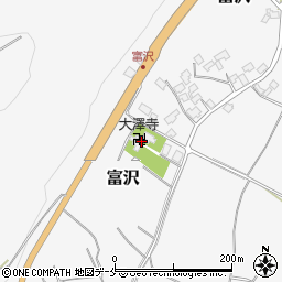 大澤寺周辺の地図