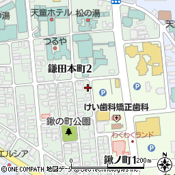 山形県天童市鎌田本町2丁目15-8周辺の地図