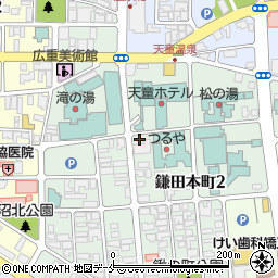 山形県天童市鎌田本町周辺の地図