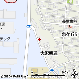 宮城県仙台市泉区七北田大沢明通16周辺の地図