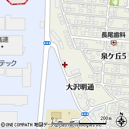 宮城県仙台市泉区七北田大沢明通16-1周辺の地図