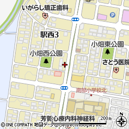 山形県天童市駅西周辺の地図