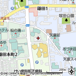 山形県天童市鎌田本町2丁目3周辺の地図